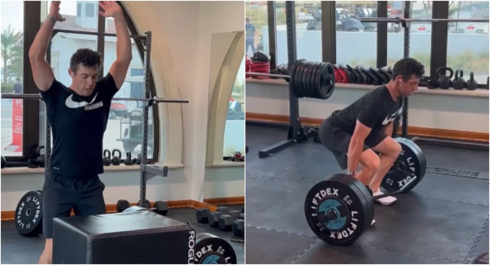 Rory McIlroy seen in intense gym session ahead of Abu Dhabi HSBC Championship
